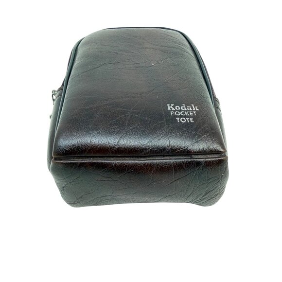 Vintage Kodak Camera Case Pocket Tote - Brown Leather w/ Belt Clip - Picture 5 of 5